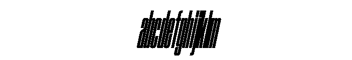 SwisspostersVAR UltraCondensedExtraBoldItalic Instance FONT