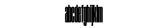 SwisspostersVAR UltraCondensedExtraBoldTall Instance FONT