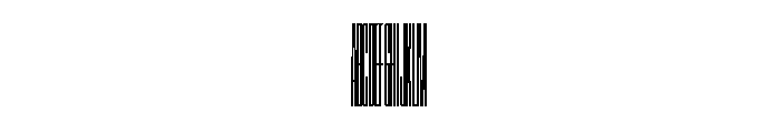 SwisspostersVAR UltraCondensedExtraLightTall Instance Font UPPERCASE