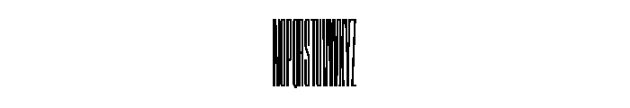 SwisspostersVAR UltraCondensedLightTall Instance Font UPPERCASE
