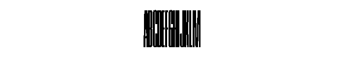 SwisspostersVAR UltraCondensedMedium Instance Font UPPERCASE