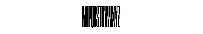 SwisspostersVAR UltraCondensedMedium Instance Font UPPERCASE