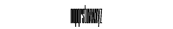 SwisspostersVAR UltraCondensedMedium Instance Font LOWERCASE