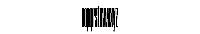 SwisspostersVAR UltraCondensedMediumTall Instance Font LOWERCASE