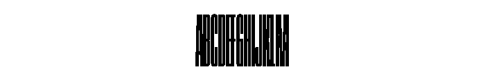 SwisspostersVAR UltraCondensedSemiBold Instance Font UPPERCASE