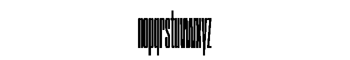 SwisspostersVAR UltraCondensedSemiBold Instance Font LOWERCASE
