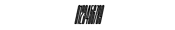 SwisspostersVAR UltraCondensedSemiBoldItalic Instance Font OTHER CHARS