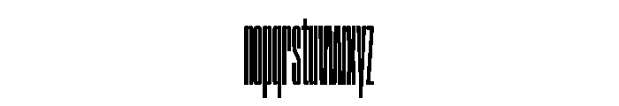 SwisspostersVAR UltraCondensedSemiBoldTall Instance Font LOWERCASE
