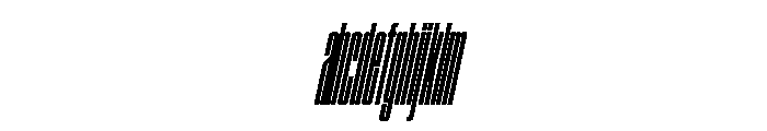 SwisspostersVAR UltraCondensedSemiBoldTallItalic Instance FONT