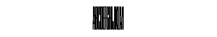 SwisspostersVAR UltraCondensedTall Instance Font UPPERCASE