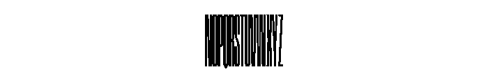 SwisspostersVAR UltraCondensedTall Instance Font UPPERCASE