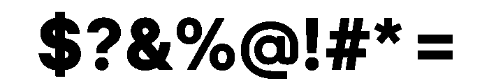 Swiza Bold Font OTHER CHARS