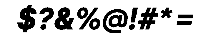 Swiza BoldItalic Font OTHER CHARS