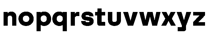 Swiza Bold Font LOWERCASE