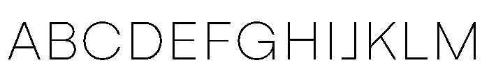 Swiza ExtraLight Font UPPERCASE