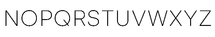 Swiza ExtraLight Font UPPERCASE