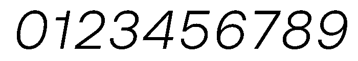 Swiza LightItalic Font OTHER CHARS