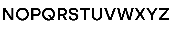 Swiza Medium Font UPPERCASE