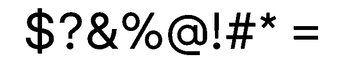 Swiza Regular Font OTHER CHARS