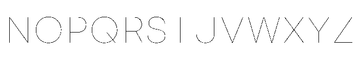 Swiza Thin Font UPPERCASE