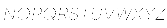 Swiza ThinItalic Font UPPERCASE