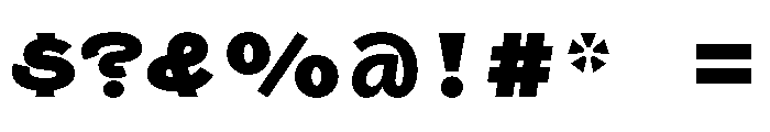 Swono Black Font OTHER CHARS