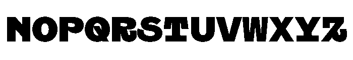 Swono Black Font LOWERCASE