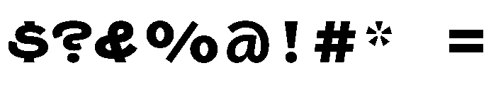 Swono Bold Font OTHER CHARS