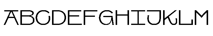 Swono Light Instance Font UPPERCASE