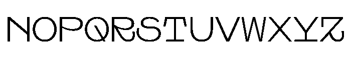Swono Light Font LOWERCASE