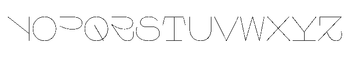 Swono Thin Instance Font LOWERCASE