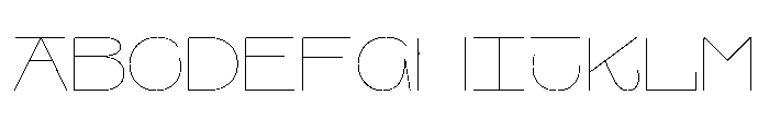 Swono Thin Font UPPERCASE