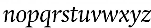 Swift 2.0 Italic Font LOWERCASE