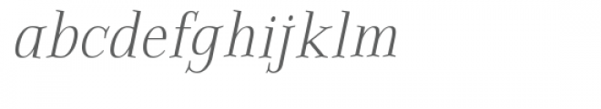 Sweet Caroline Italic Font LOWERCASE