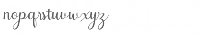 Sweety Font LOWERCASE