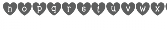 sweet heart font Font LOWERCASE