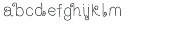 swirly doodle font Font LOWERCASE