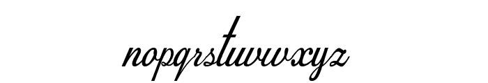 Swoon-CondensedItalic Font LOWERCASE