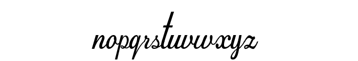 Swoon-CondensedRegular Font LOWERCASE