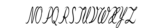 Swoon-ExtracondensedItalic Font UPPERCASE