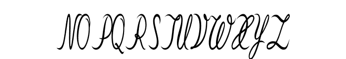 Swoon-ExtracondensedRegular Font UPPERCASE