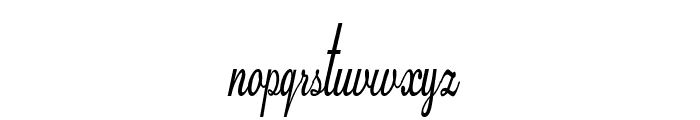 Swoon-ExtracondensedRegular Font LOWERCASE
