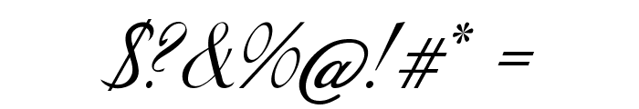 Swoon-Italic Font OTHER CHARS