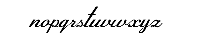 Swoon-Italic Font LOWERCASE