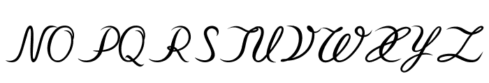 Swoon Font UPPERCASE