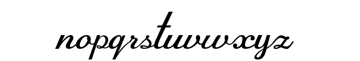 Swoon Font LOWERCASE