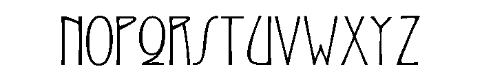 Swaak Centennial Regular Font LOWERCASE