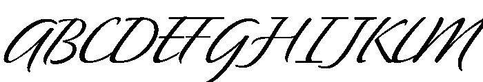 Sweepy Regular Font UPPERCASE