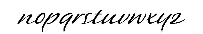 Sweepy Regular Font LOWERCASE