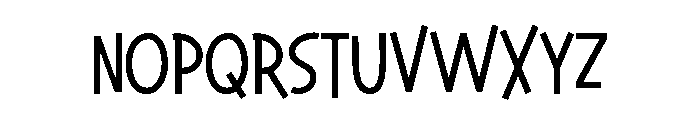 Sweet & Salty Regular Font LOWERCASE